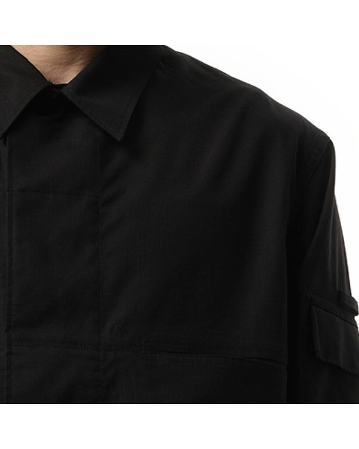 Y-3 Black Field Jacket, 100% Cotton, Size: Medium for men