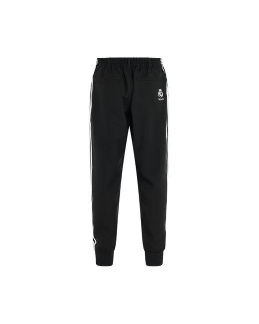 Y-3 Black X Real Madrid Travel Pants, , 100% Cotton, Size: Medium for men