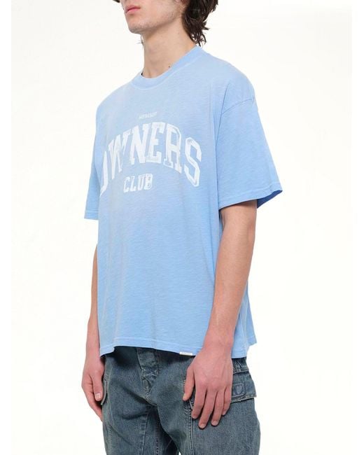 Represent Blue Owners T-Shirt for men
