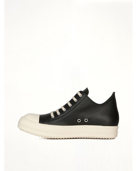 Rick Owens Black Low Sneaks