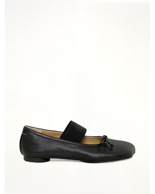 MM6 by Maison Margiela Black Ballet Shoe