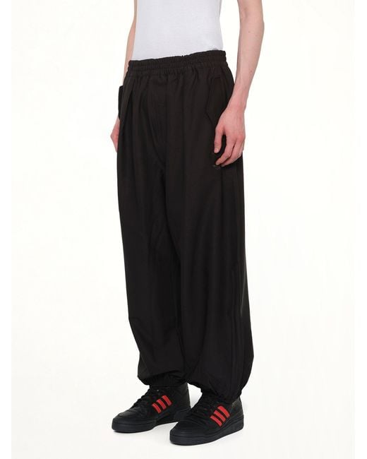 Willy Chavarria Black Adidas X Chavarria Dress Twill Track Pant for men