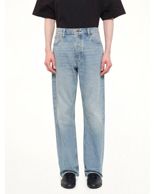 Fear Of God Blue Denim 5 Pocket Jeans for men