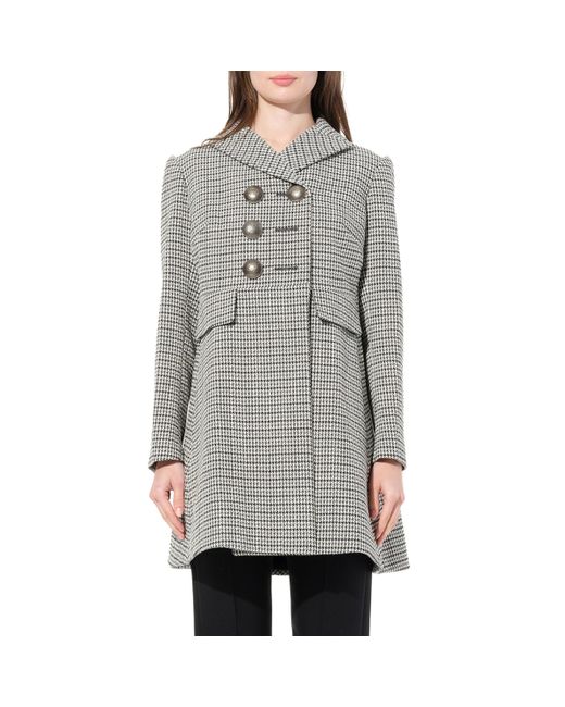 Alexander McQueen Gray Cappotto Coat