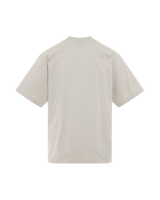 Balenciaga White Cities Paris Medium Fit T-Shirt, , 100% Cotton for men