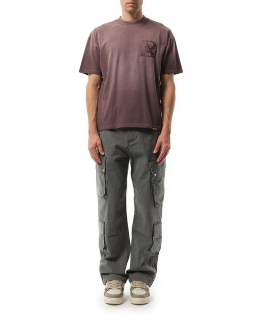 Represent Brown X Belstaff Outline Phoenix T-Shirt, Short Sleeves, 100% Cotton, Size: Small for men