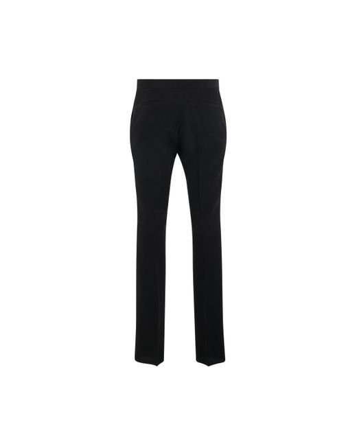 Givenchy Black Technical Wool Slim Fit Pants, , 100% Wool for men