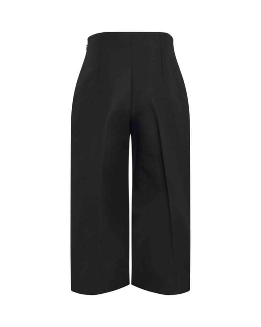 Marni Black High Waisted Straight Leg Pants, 100% Virgin Wool