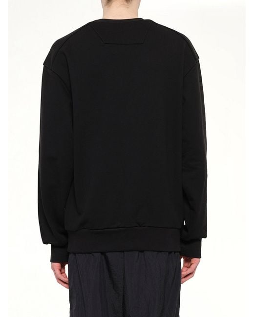 Juun.J Black Ram Sweatshirt for men