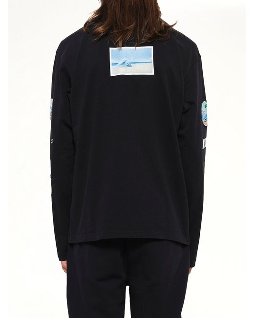KENZO Black Long Sleeve T-Shirt for men