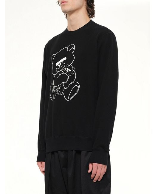 Undercover Black Teddy Sweatshirt for men
