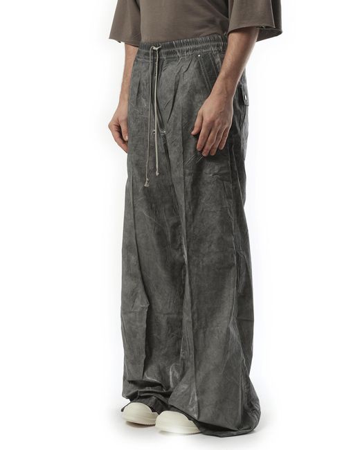 Rick Owens Black Geth Belas, 100% Cotton for men