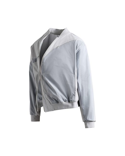 Post Archive Faction PAF Gray '6.0 Bomber Jacket (Center), , 100% Polyester, Size: Small for men