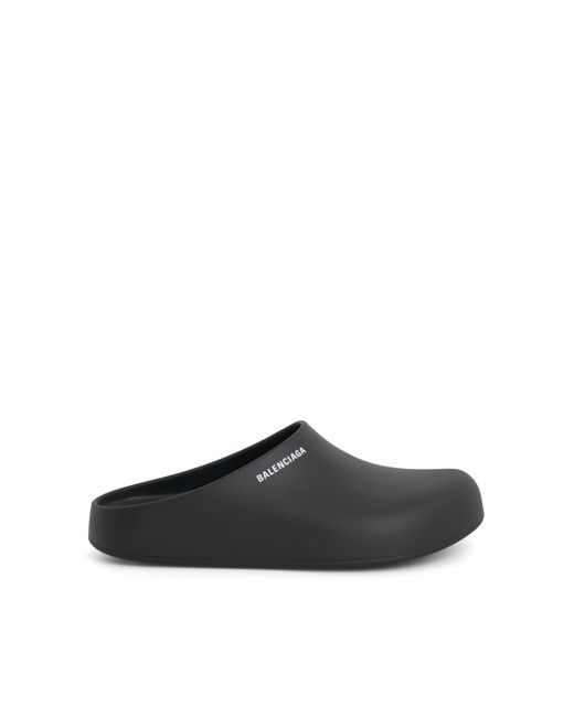 Balenciaga Black Mule Slide Sandals, , 100% Tpu for men
