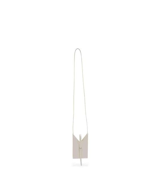 Givenchy White Cut Out Phone Pouch