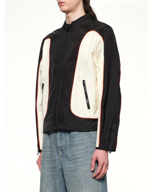DIESEL Black J-Blink-Wrd Jacket for men