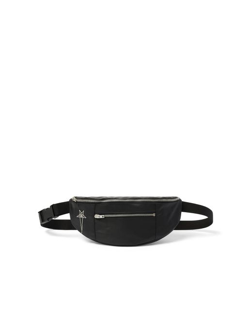 Rick Owens Black X Champion X Drkshdw Bumbag, 100% Cotton for men