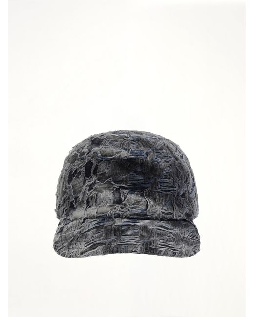 DIESEL Black C-Pied Cap for men