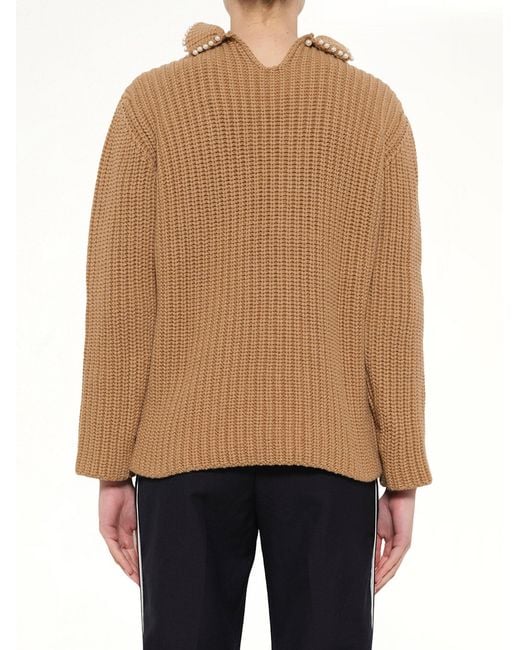 Loewe Natural High Pearls Sweater