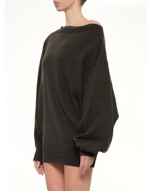 MM6 by Maison Margiela Black Gauge 5 Mini Dress