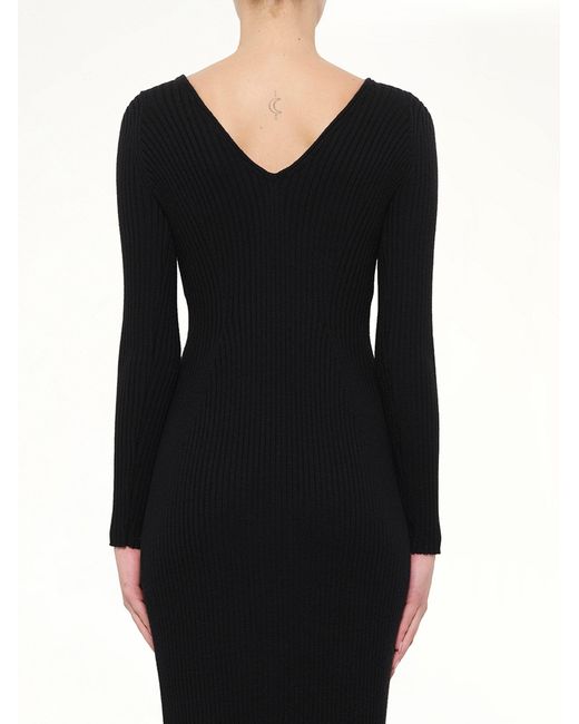 Lanvin Black Knit Dress