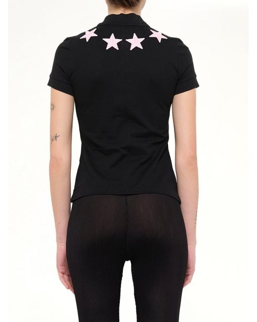 Givenchy Black Short Sleeve Polo