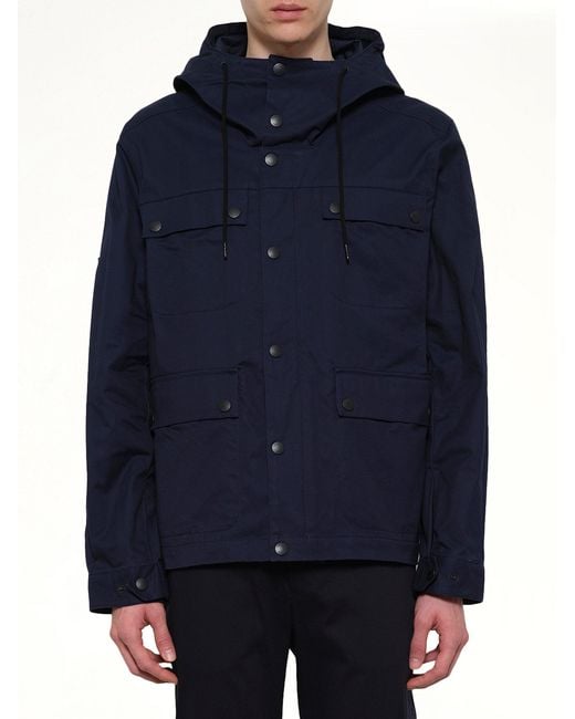 KENZO Blue Sport Parka for men