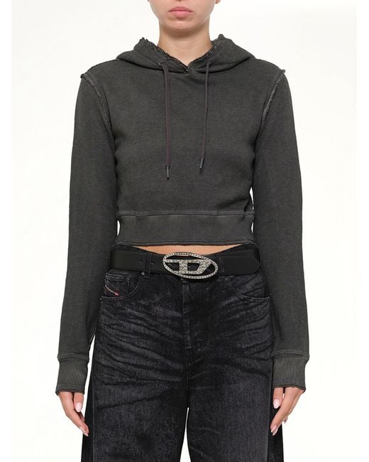 DIESEL Black F-Slimmy-Hood-S3 Hoodie
