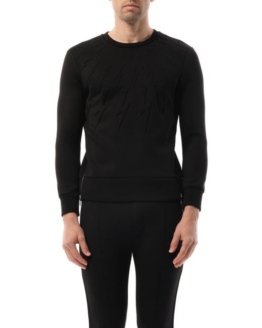 Neil Barrett Black Sweatshirt for men