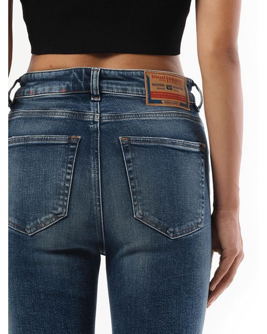 DIESEL Blue 1984 Slandy High Jeans, 100% Cotton