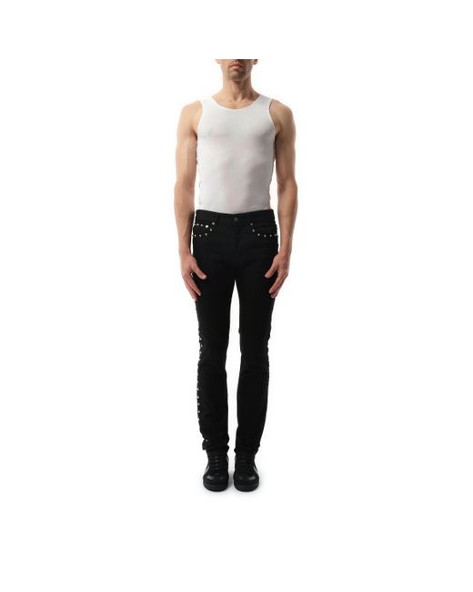 Givenchy Black Studded Jeans for men