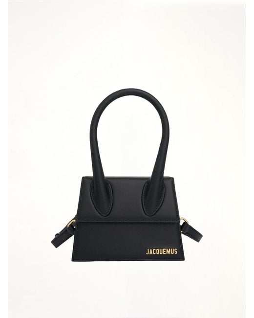 Jacquemus Black Le Chiquito Moyen Leather Bag