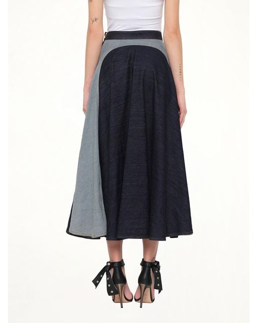 Lanvin Blue Skirt