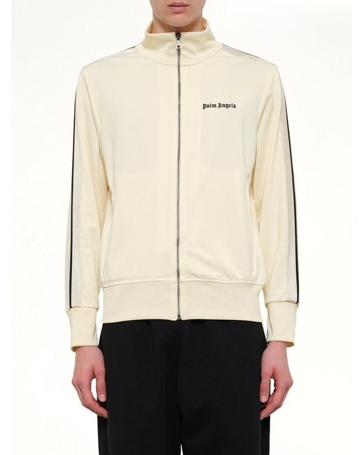 Palm Angels Natural Classic Logo Track Top for men