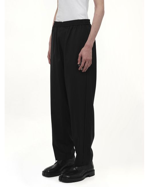 Undercover Black Chaos Balance Casual Pants, 100% Polyester for men