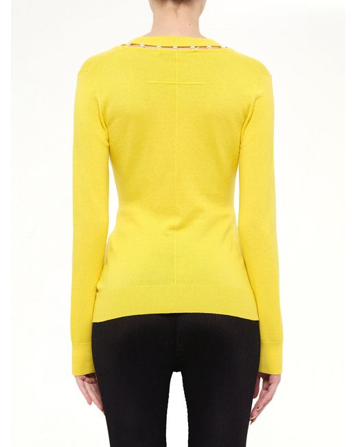 Givenchy Yellow Lounges Sweater
