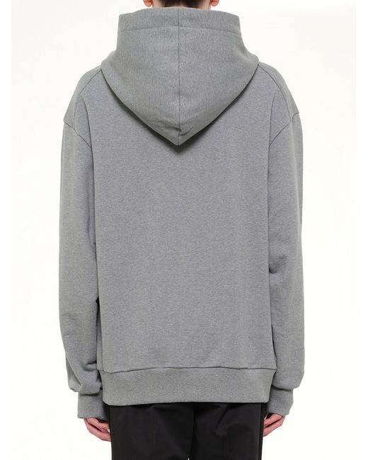 Juun.J Gray Wolf Hoodie for men