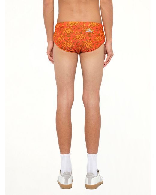 Loewe Orange X Paula Printed Swim Briefs for men