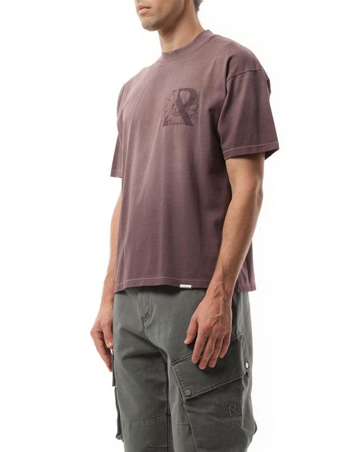 Represent Brown X Belstaff Outline Phoenix T-Shirt, Short Sleeves, 100% Cotton, Size: Small for men