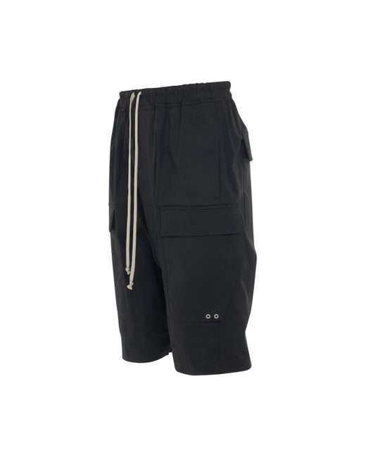 Rick Owens Cargo Pods Shorts In Black for Men | Lyst