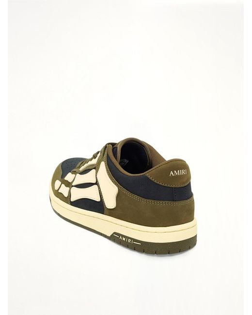 Amiri Green Skel Top Low Sneaker for men