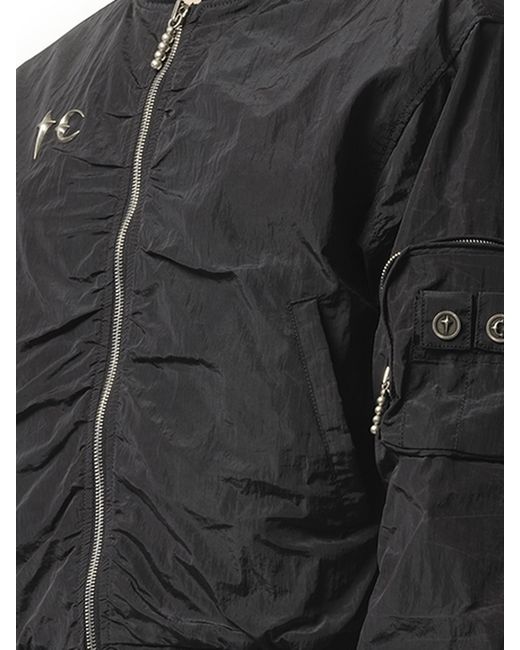 THUG CLUB Black Scarred Tango Charlie Bomber, 100% Polyester for men