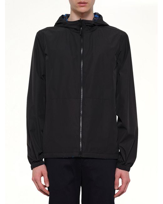 KENZO Reversible Windbreaker in Black for Men | Lyst