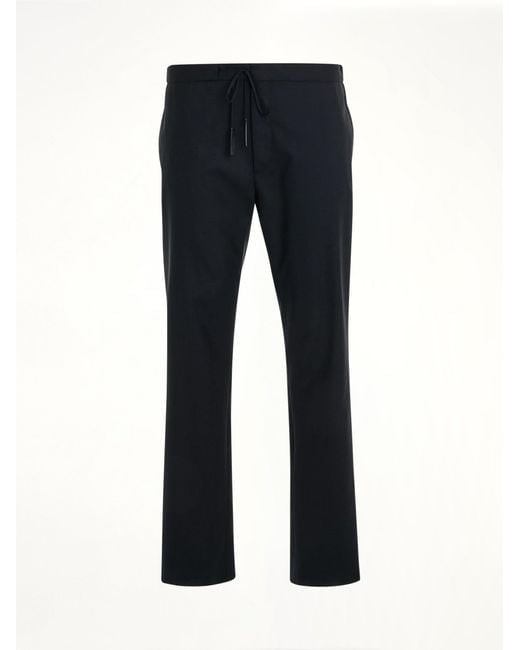 Maison Margiela Black Drawstring Tailored Trouser for men