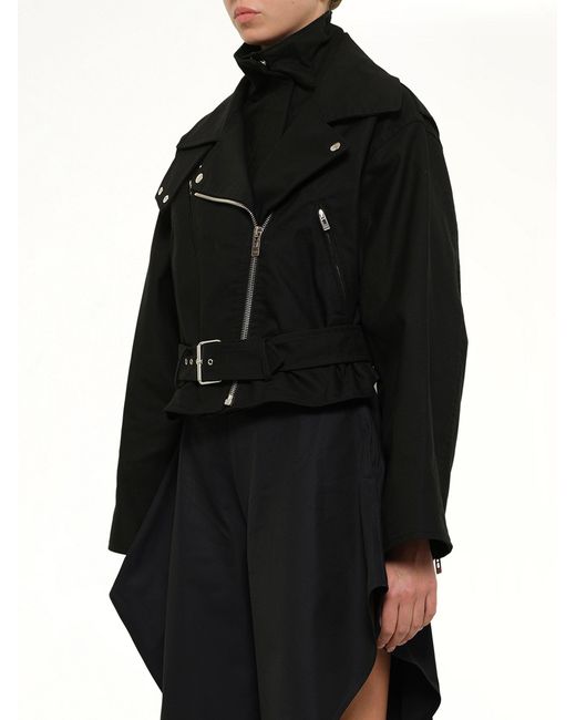 Alaïa Black Layered Biker