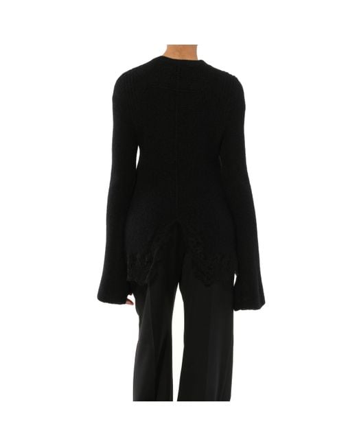 Givenchy Black 'Long Sleeve Top, , Size: Small