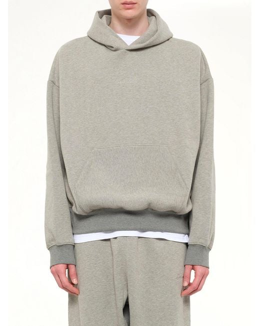 Fear Of God Gray Signature Classic Hoodie for men