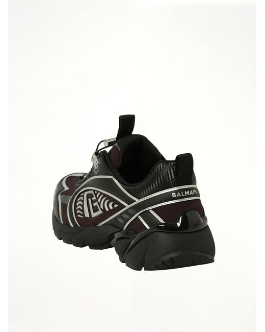 Balmain Black Cosmic Dust Sneakers for men