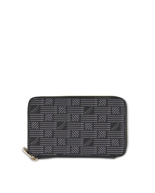 Moreau Black Continental Zip Wallet
