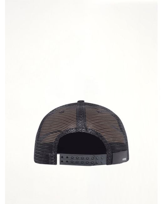 Amiri Blue Ma Crest Trucker Hat for men